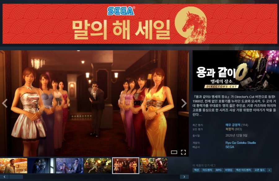 SEGA Like the Dragon 0 Nơi thề của đạo diễn