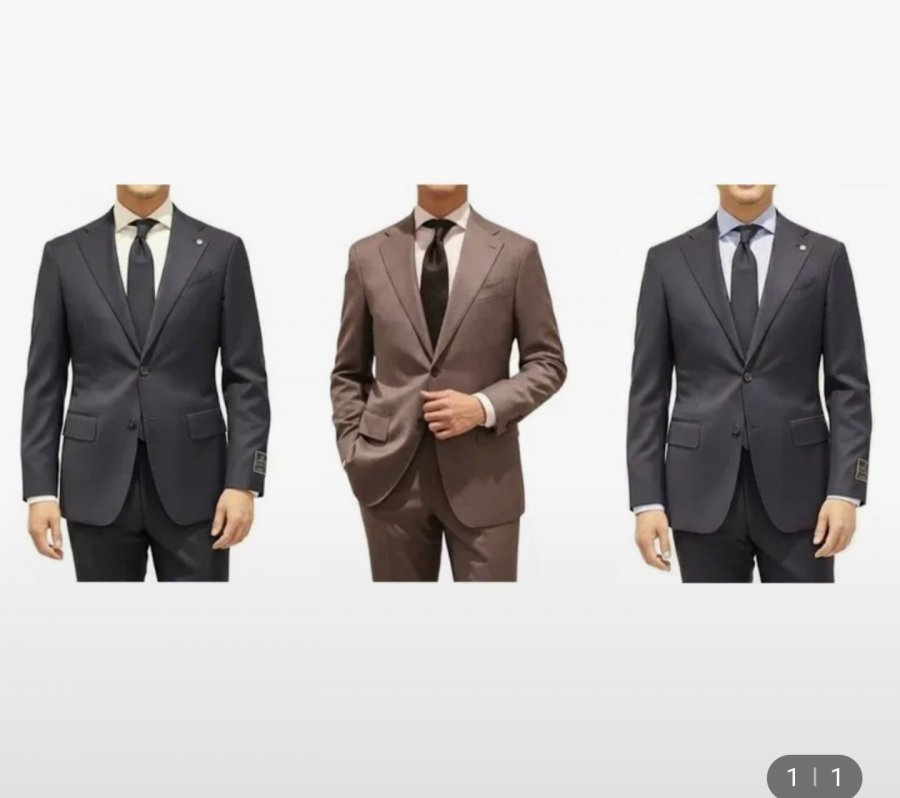 Sieke S/S mùa Carlo Barbera Bộ đồ len cao cấp vải nhập khẩu Ý