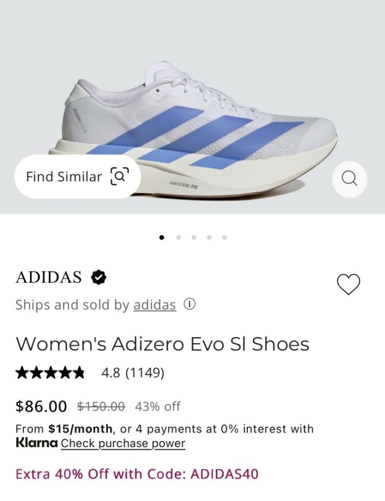 Adidas EVO SL
