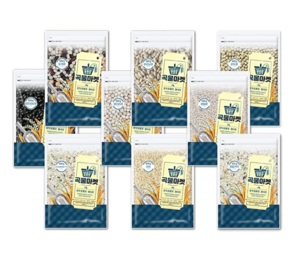 500g ngũ cốc hỗn hợp, 9 loại tha hồ lựa chọn