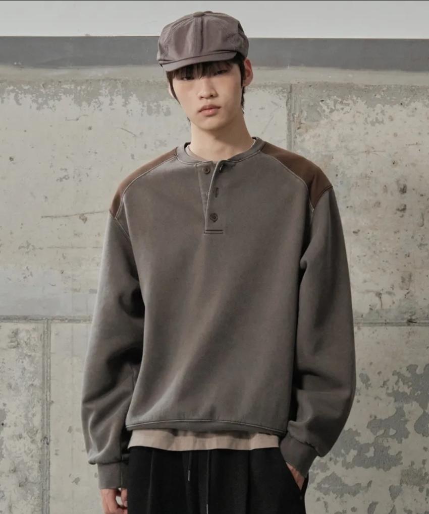 Áo nỉ Commando Washed Pigment 1,7 viên