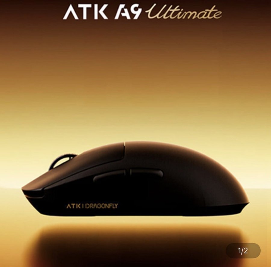 Chuột Chuồn Chuồn Không Dây ATK A9 Ultimate PAW3950 800mah