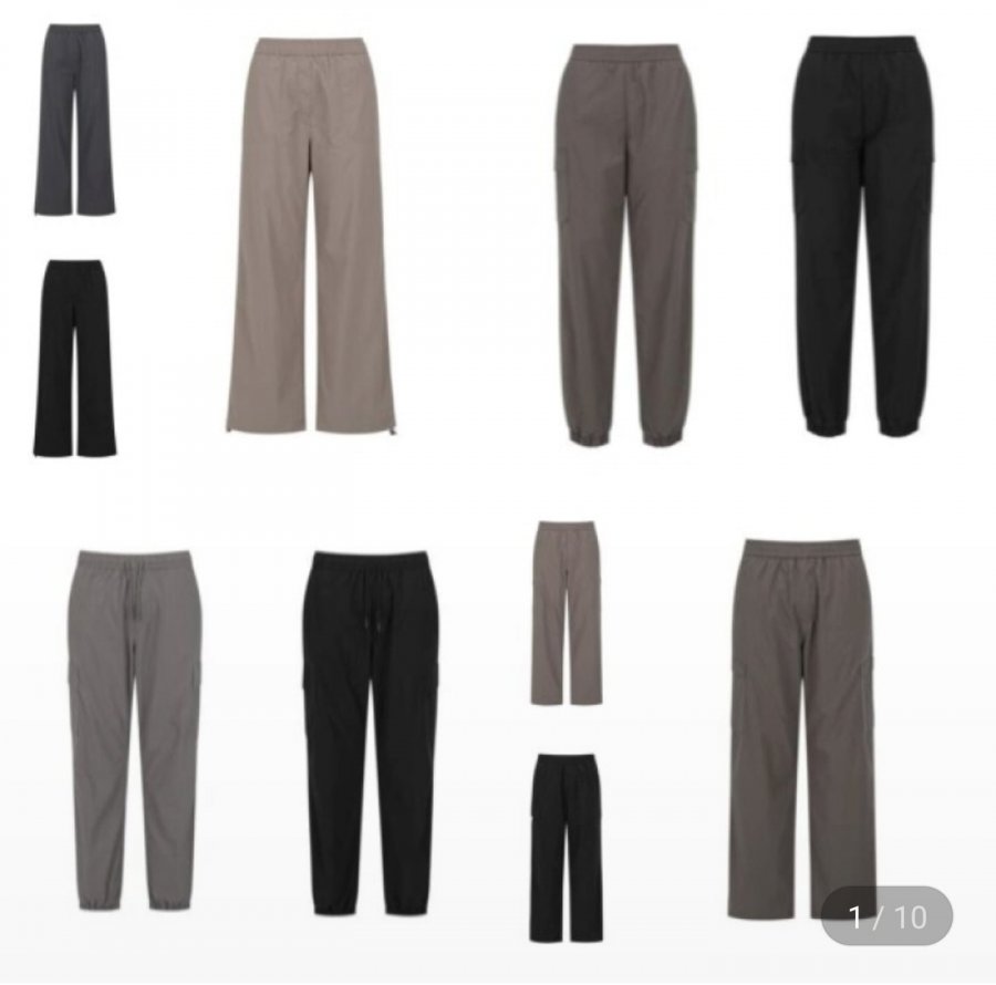 Quần chạy bộ/quần sọc rộng có lớp lót chải xước Polham Move