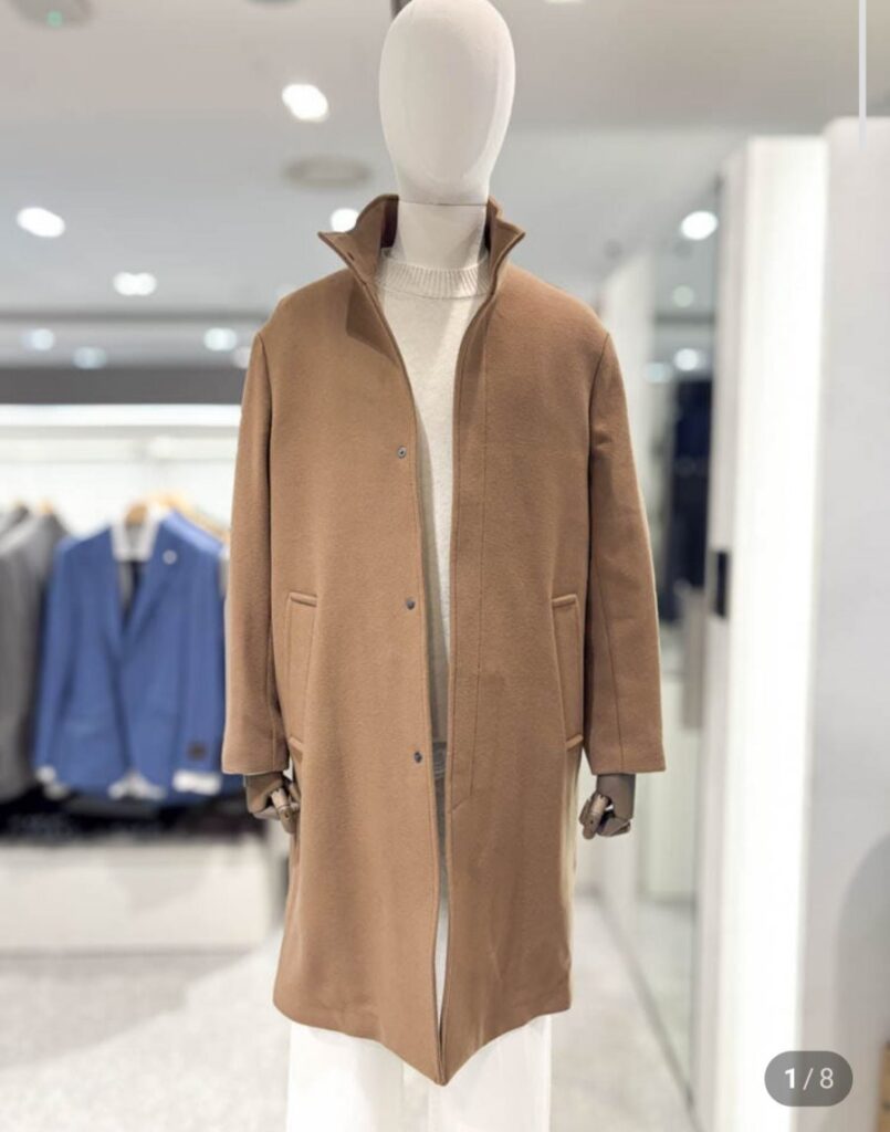 Sieke Mo Cashmere Sevi Áo khoác ngoài màu be