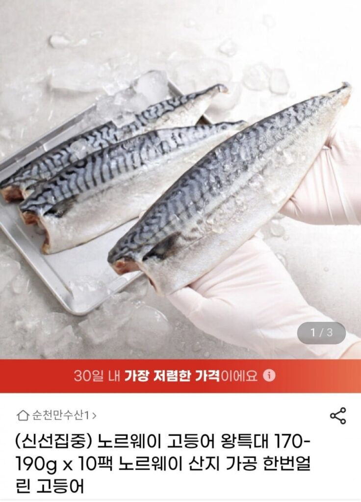 Cá thu Na Uy cực lớn 170-190g 10 gói