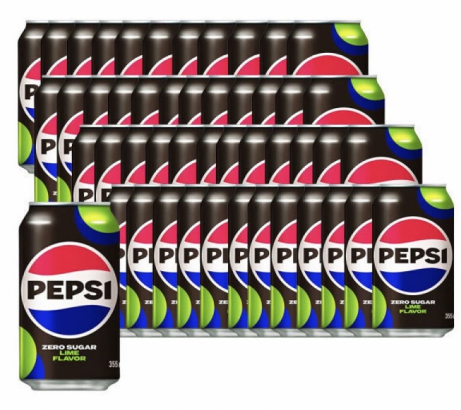 Pepsi Cola Không Đường Vôi 355ml 48 lon