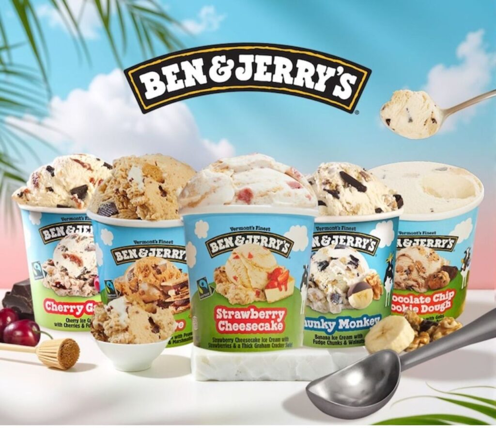 [2+1]Chọn 3 lon của 11 loại Ben & Jerry’s