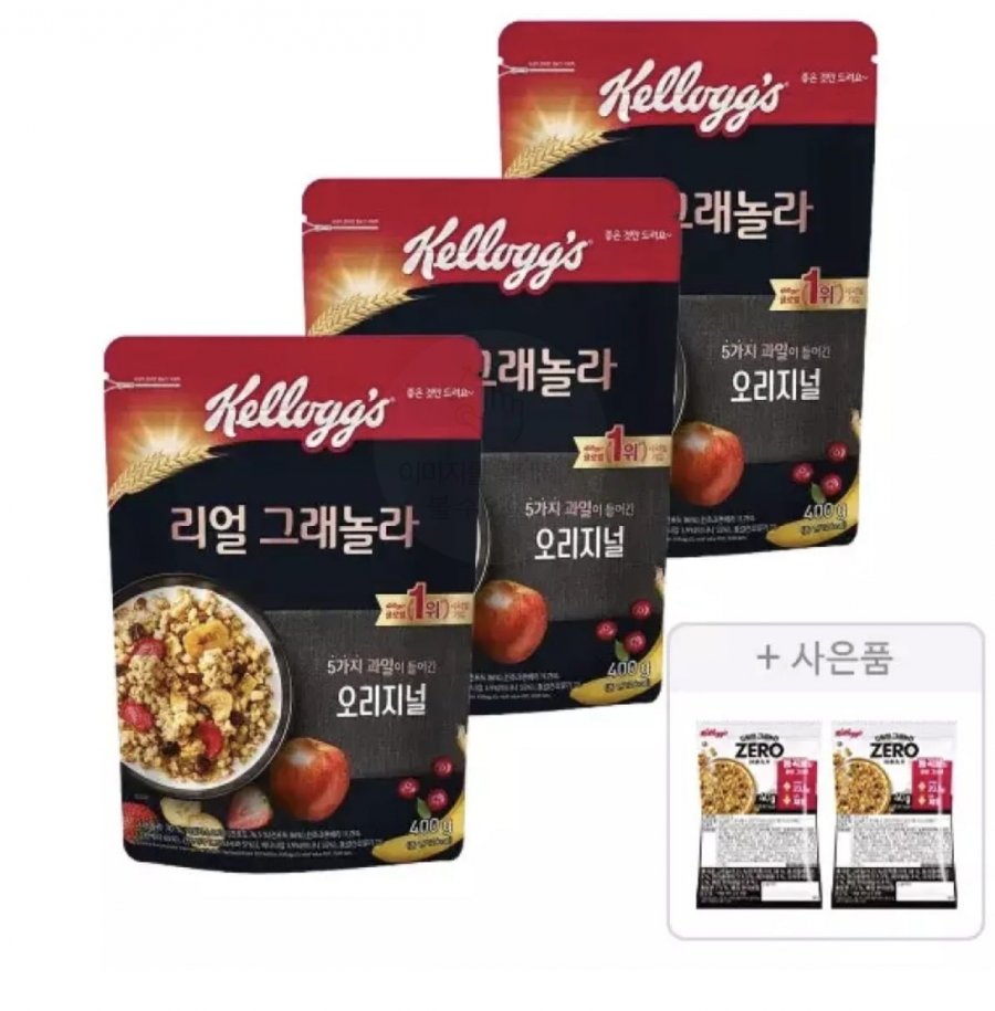 Ngũ cốc nguyên hạt Kellogg’s Real 400g x 3