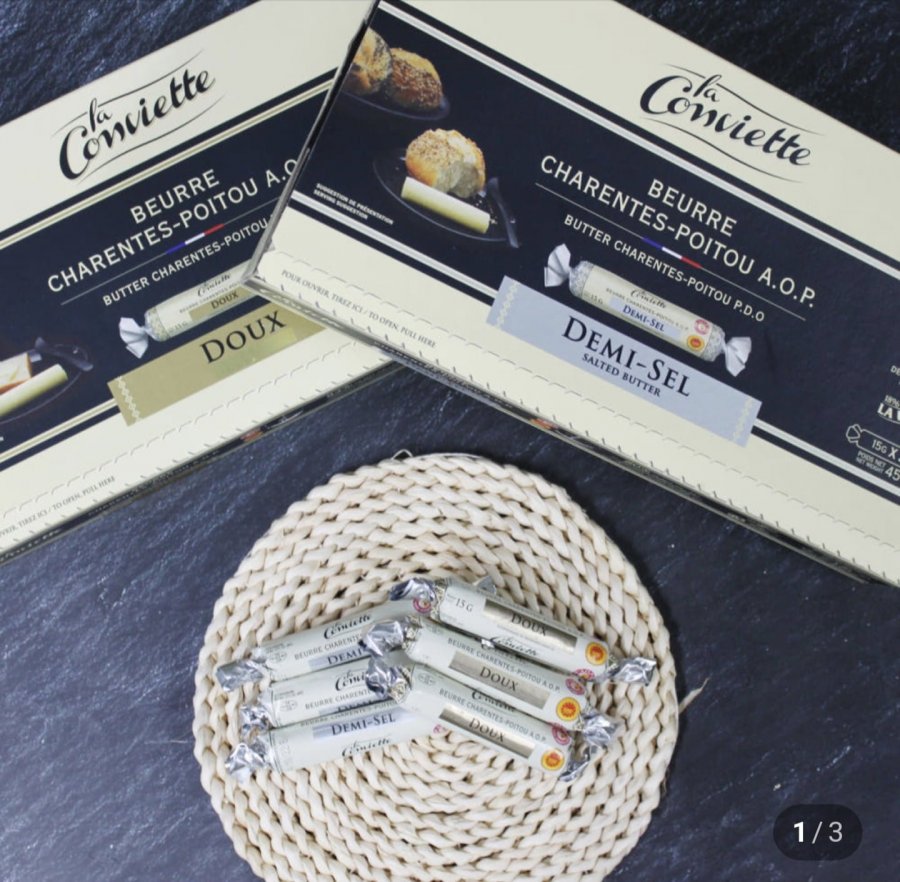 Bơ mặn Lacombiette 450g 30 gói