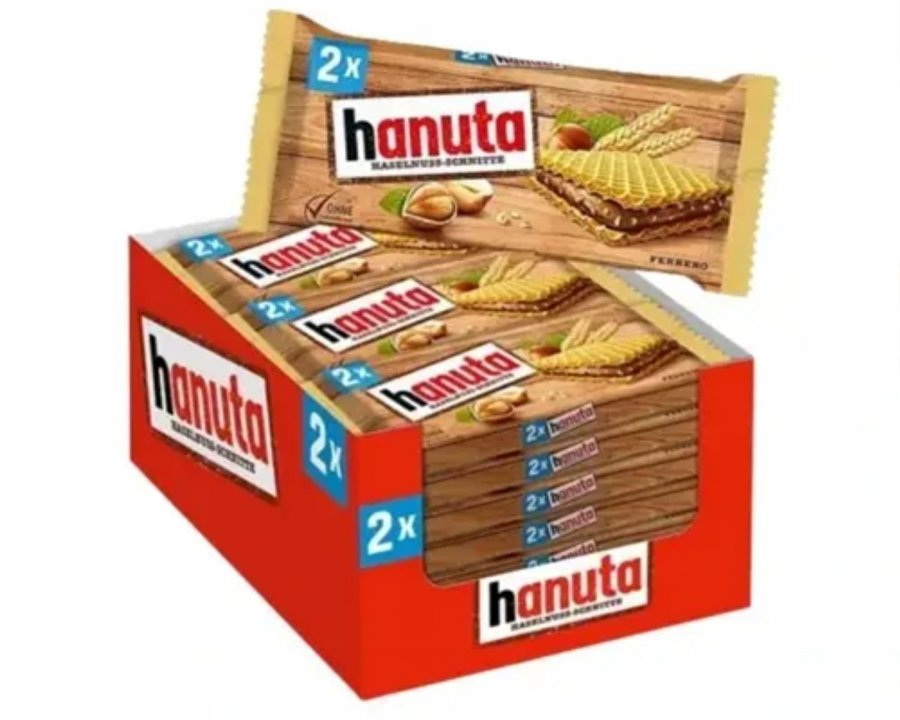 Bánh xốp sô cô la Ferrero Hanuta 44g*18 x 1 hộp, v.v.