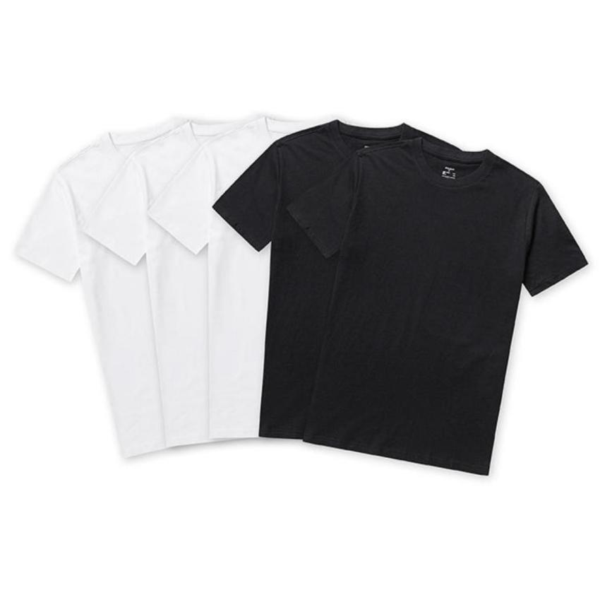 Áo thun ngắn tay trơn Polham 5PACK