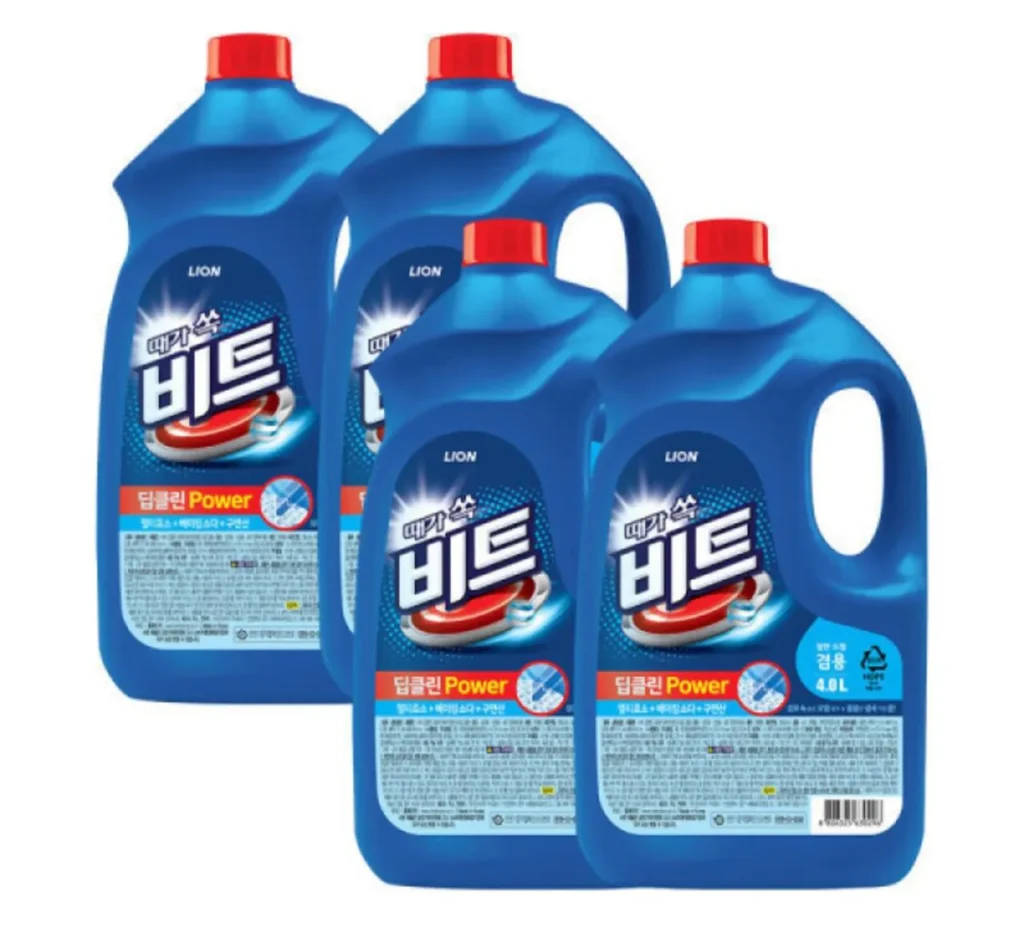 Beat Deep Clean Power Liquid Giặt Bột Giặt Loại Thường/Hộp Trống 4L x 4