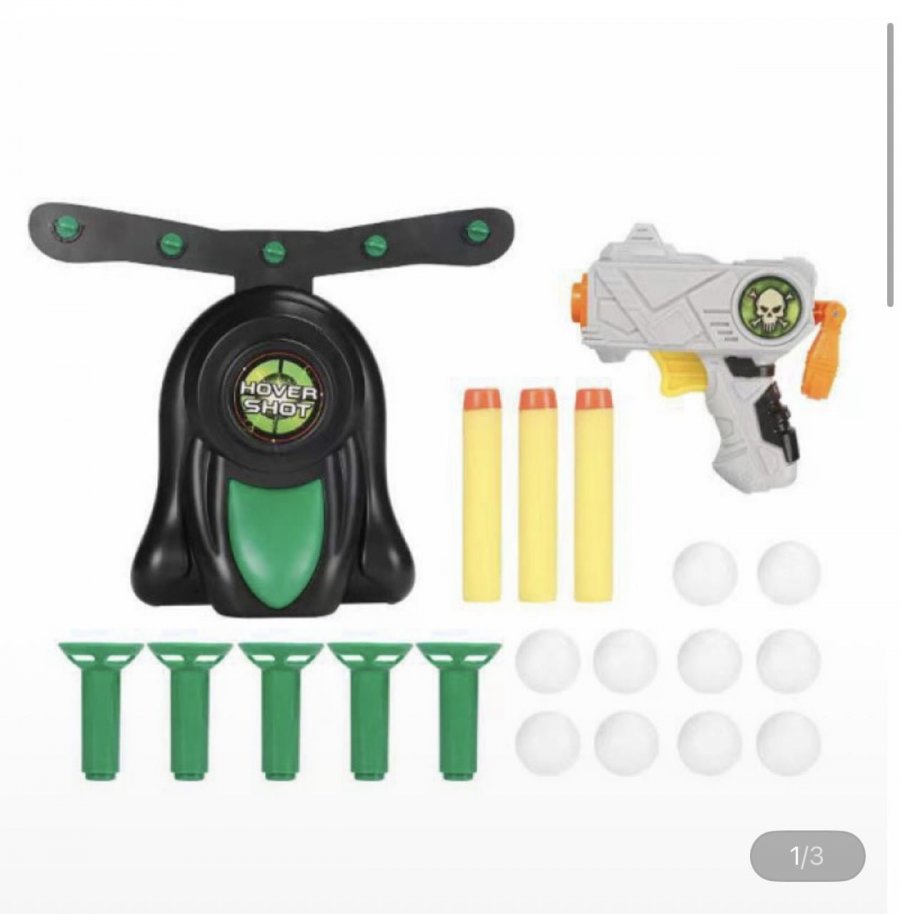 HOVER SHOT Hover Shot Levitation Trò chơi mục tiêu súng Nerf