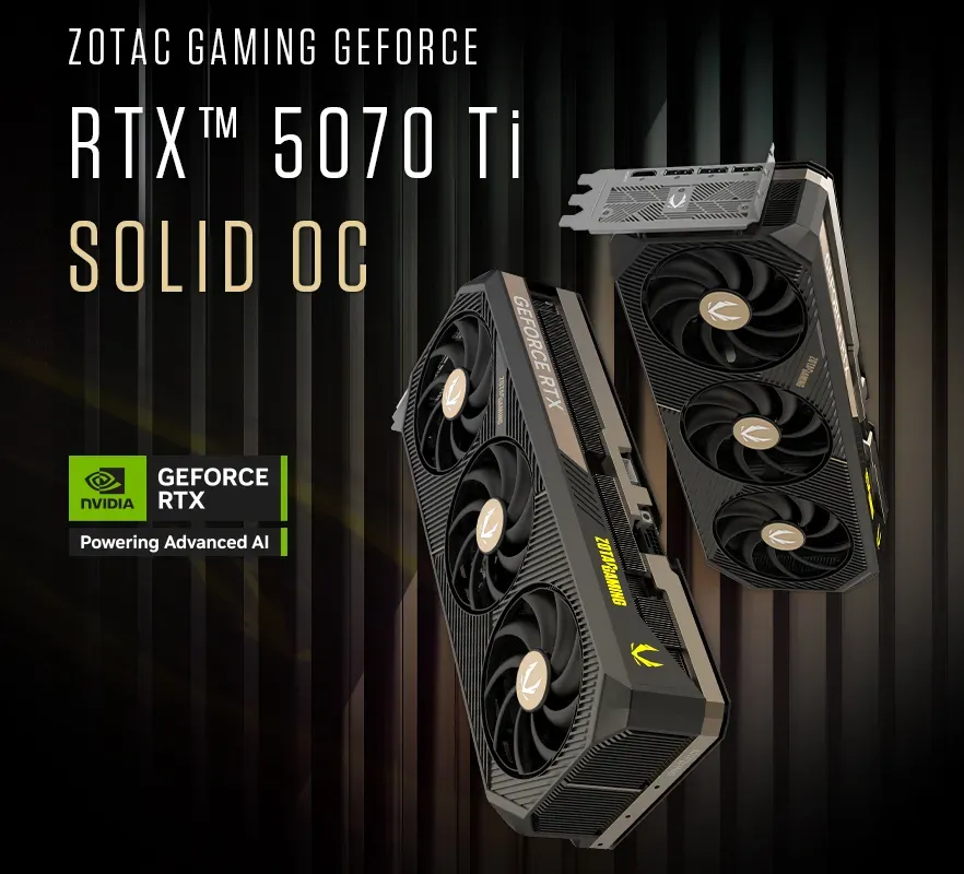Zotac, RTX 5070ti đầy màu sắc