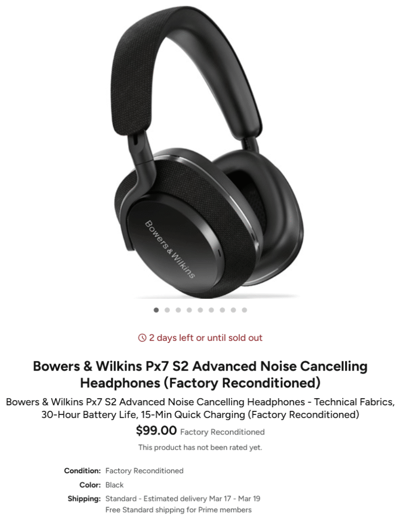 [Khác] Tai nghe chống ồn B&W Px7 S2 và Dyson Zone