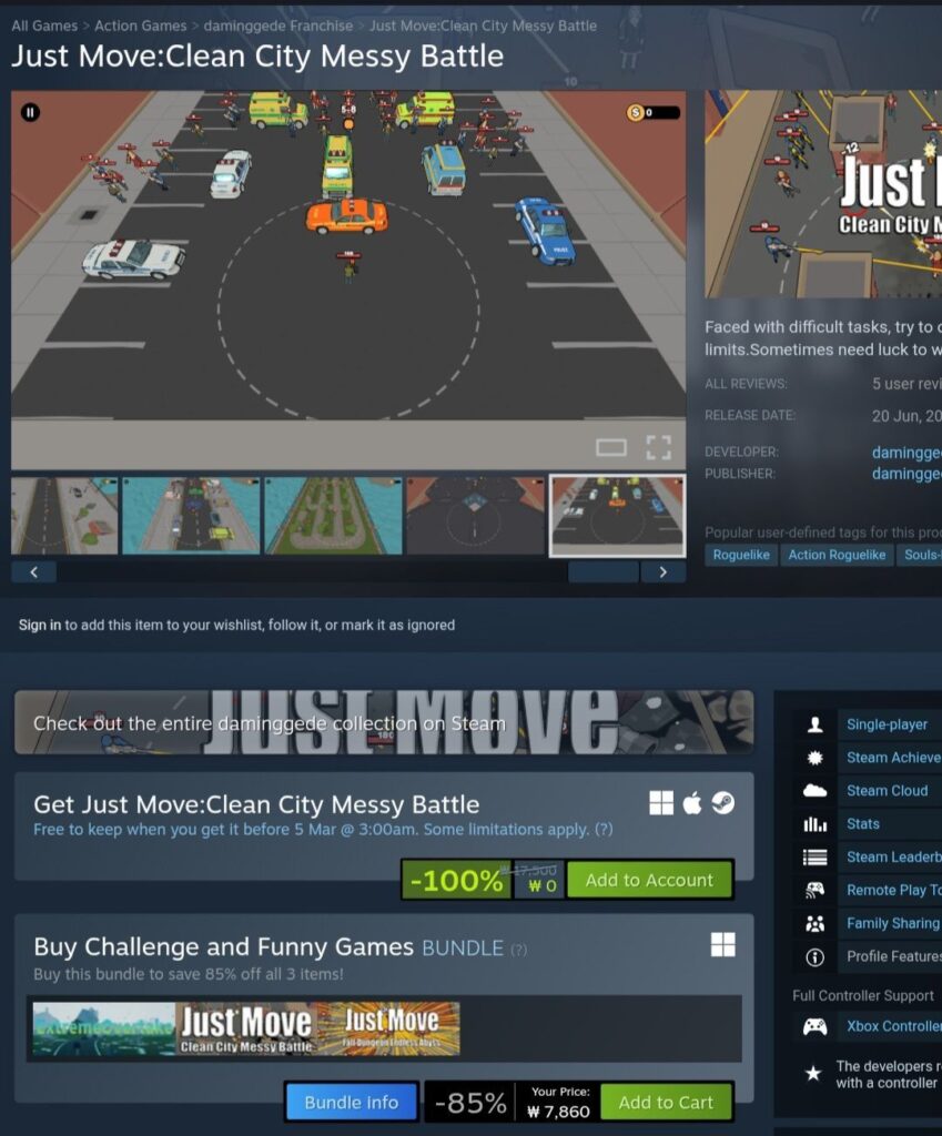 Chỉ cần di chuyển: Trận chiến lộn xộn trong thành phố sạch sẽ