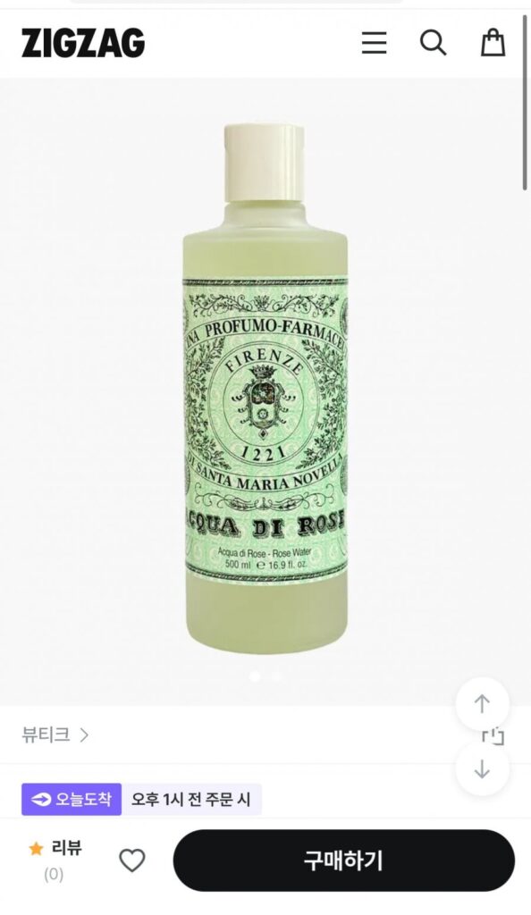 Nước hoa hồng Santa Maria Novella Aqua di Rose 500ml