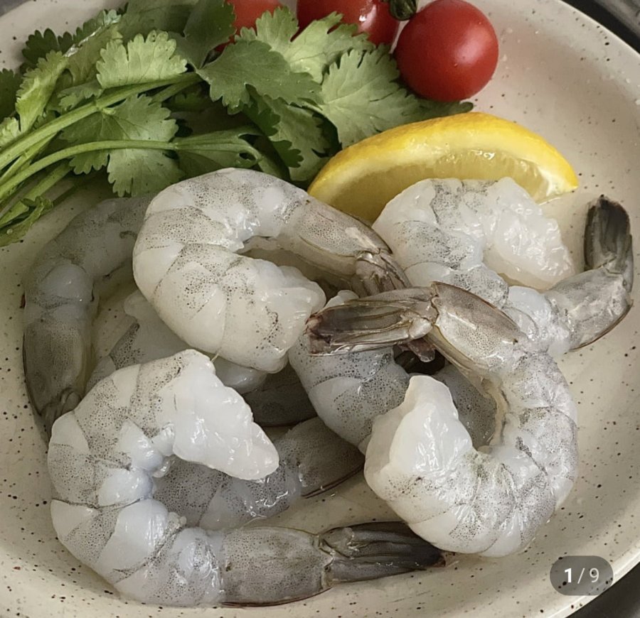 Tôm Cocktail, Thịt Tôm Chân Trắng Đông Lạnh, 21-25 900g 1 con