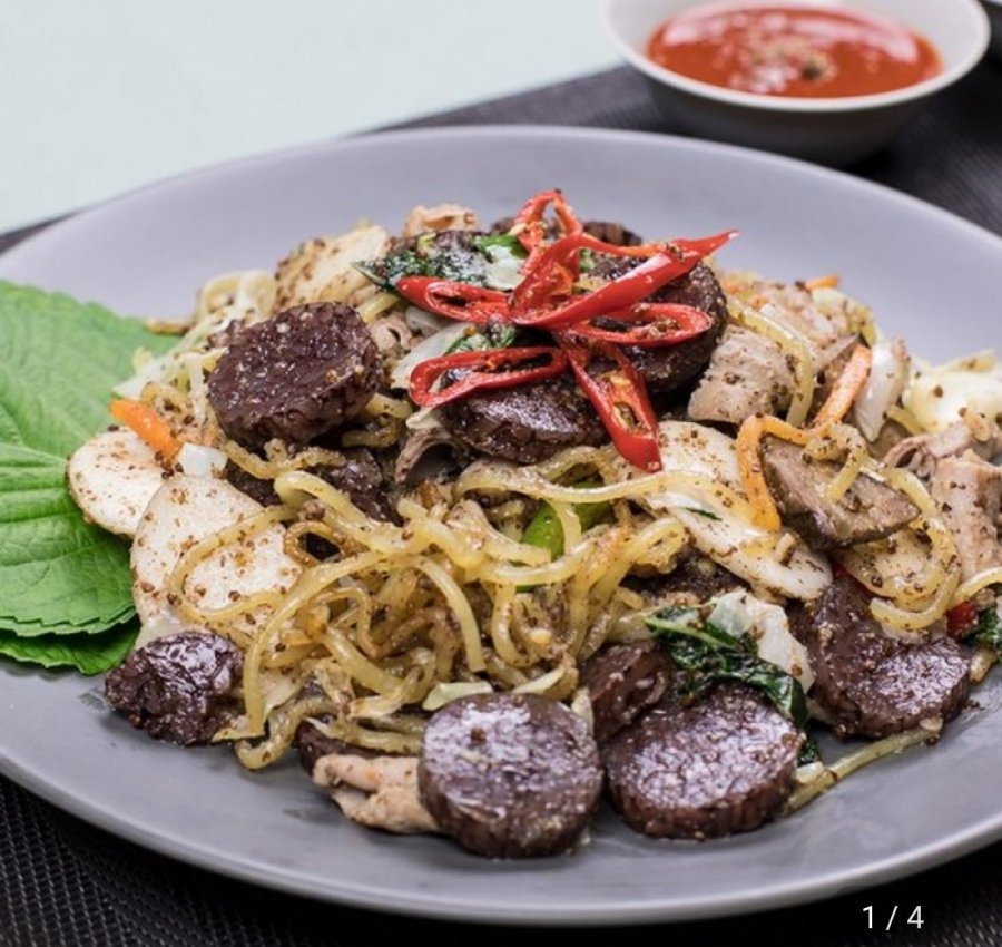 Sundae trắng Mirim Tongtong, sundae xào tẩm gia vị, 2 phần