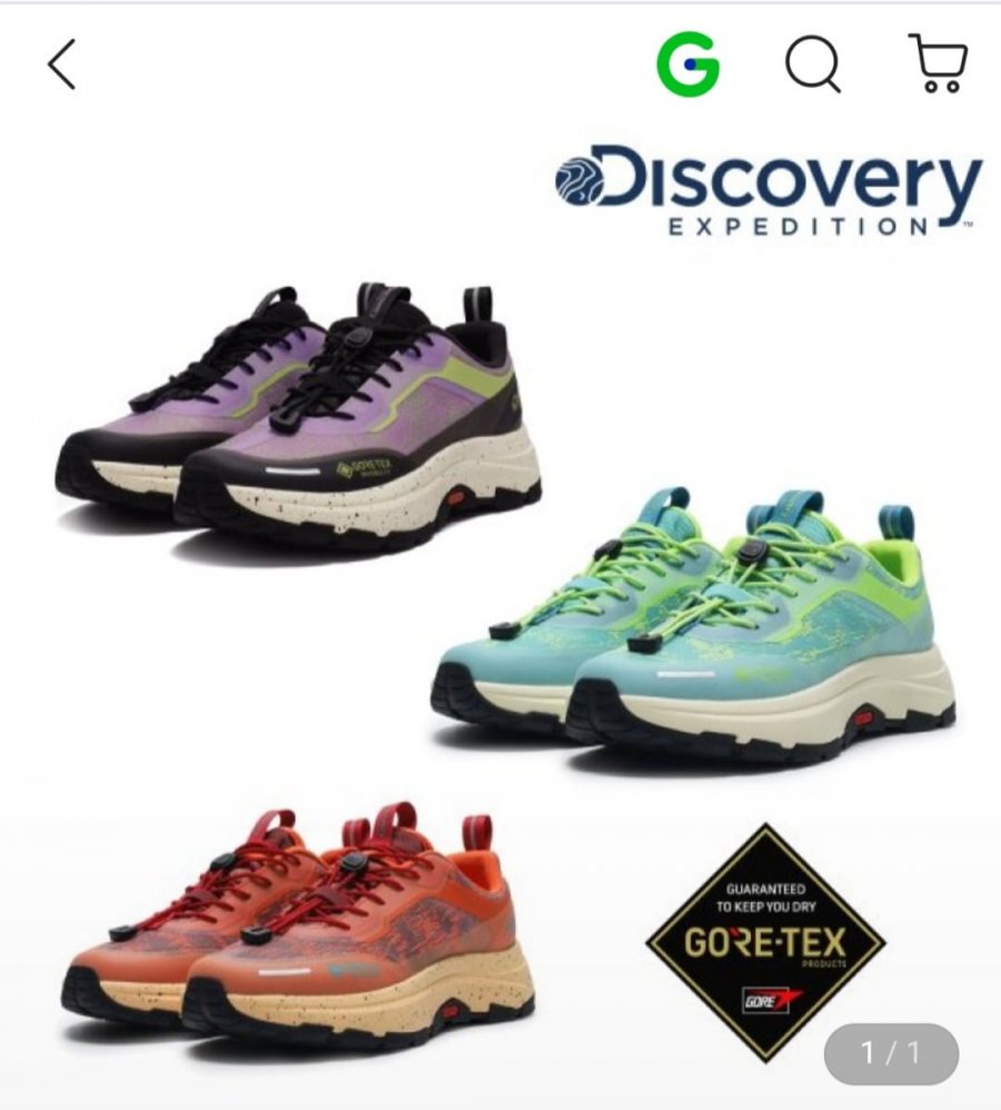 Giày theo dõi Discovery Goretax