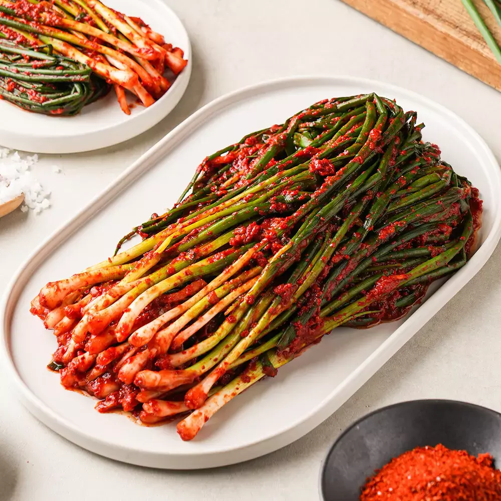 1kg kim chi hành lá nhà làm