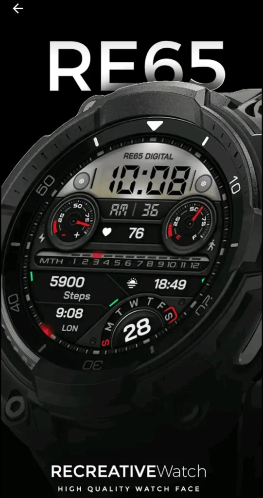 Mặt đồng hồ RE65, v.v.