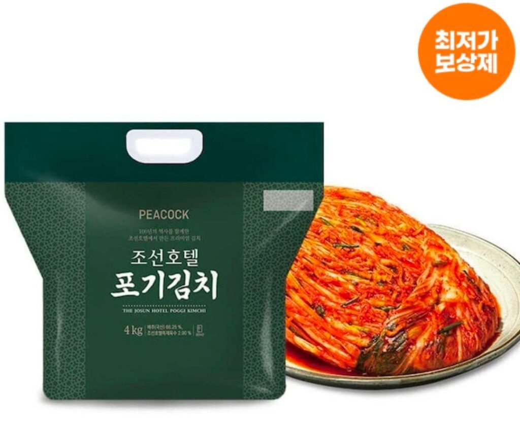 조선호텔 포기김치 4kg