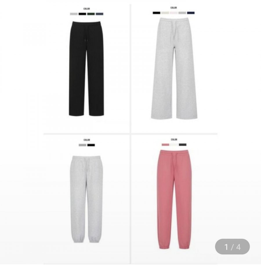 Project M 4 loại quần tập nam nữ chọn 1