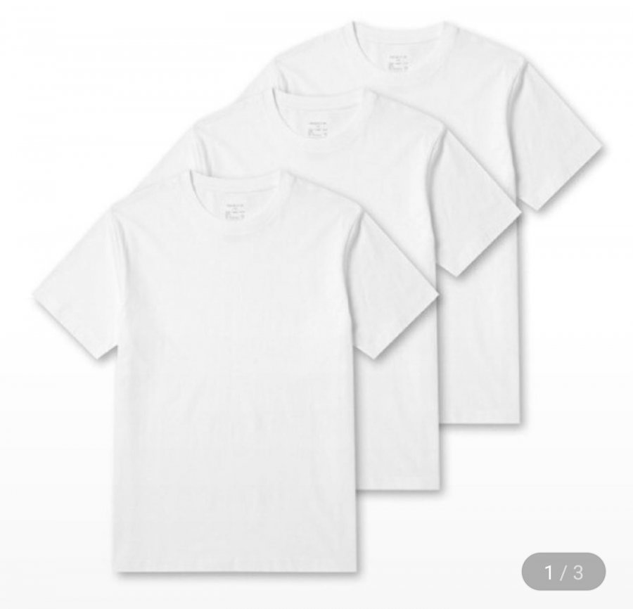 Áo thun ngắn tay cotton thông thường Project M (6 chiếc)