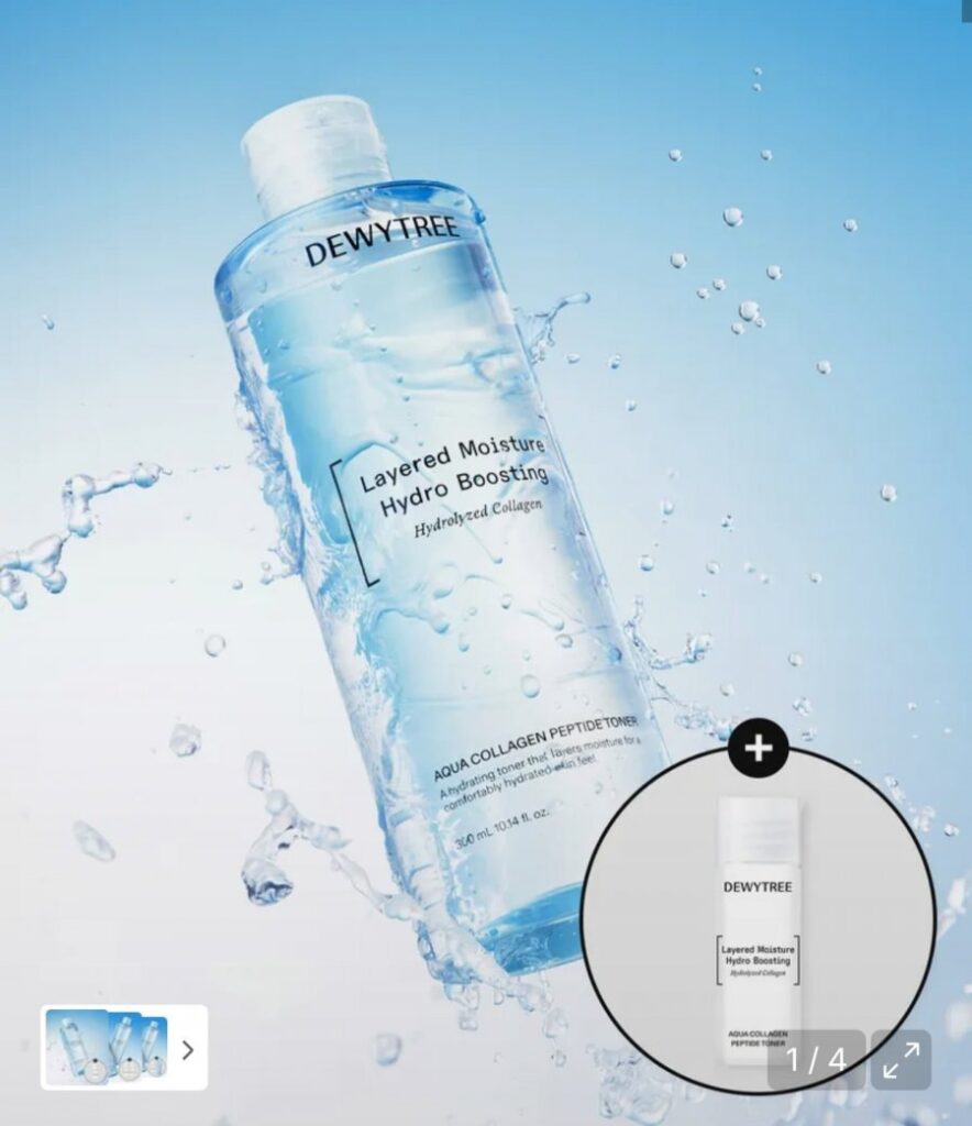 Nước Hoa Hồng Aqua Collagen Peptide 300ml