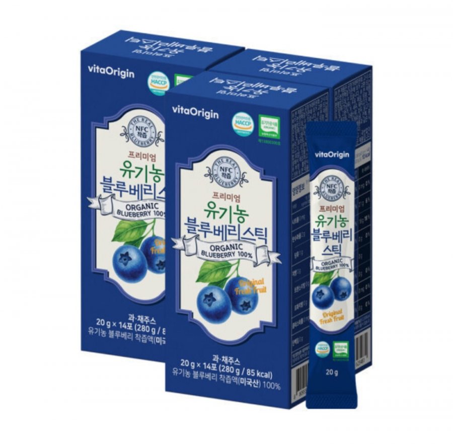 Blueberry Stick 20ml 14 gói x 3 hộp (tổng cộng 42 gói)