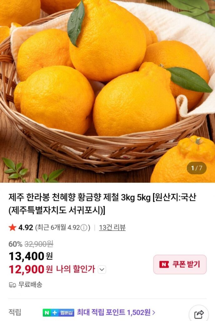 Jeju Hallabong 5kg