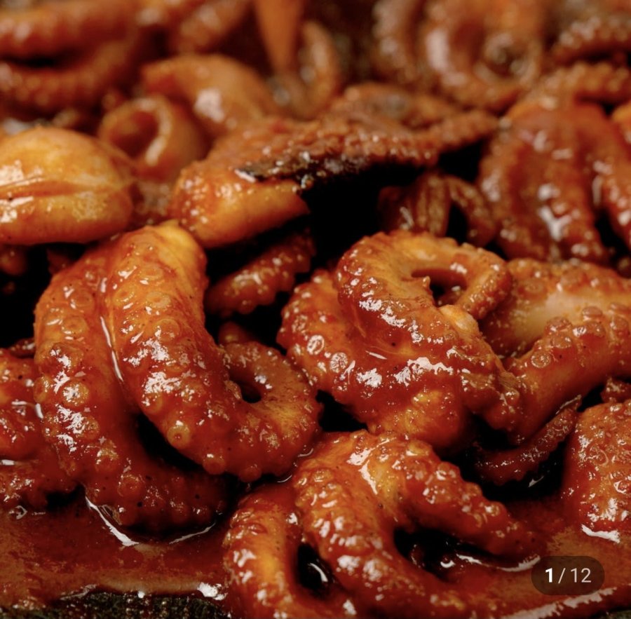 Bạch tuộc xào 300g 4 gói