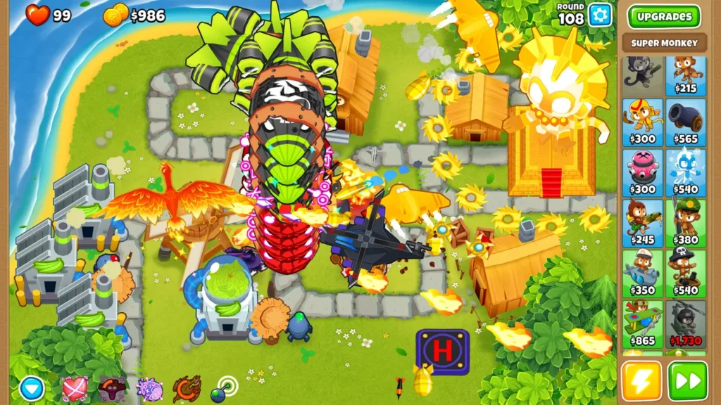 Bloons TD 6, Pungtadi, Phòng thủ tháp khinh khí cầu