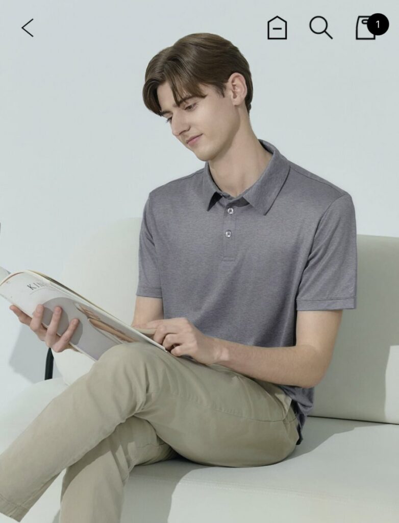 Cà vạt cổ ngắn tay nam/nữ Le Cap, tay áo ngắn có khóa kéo nửa bên