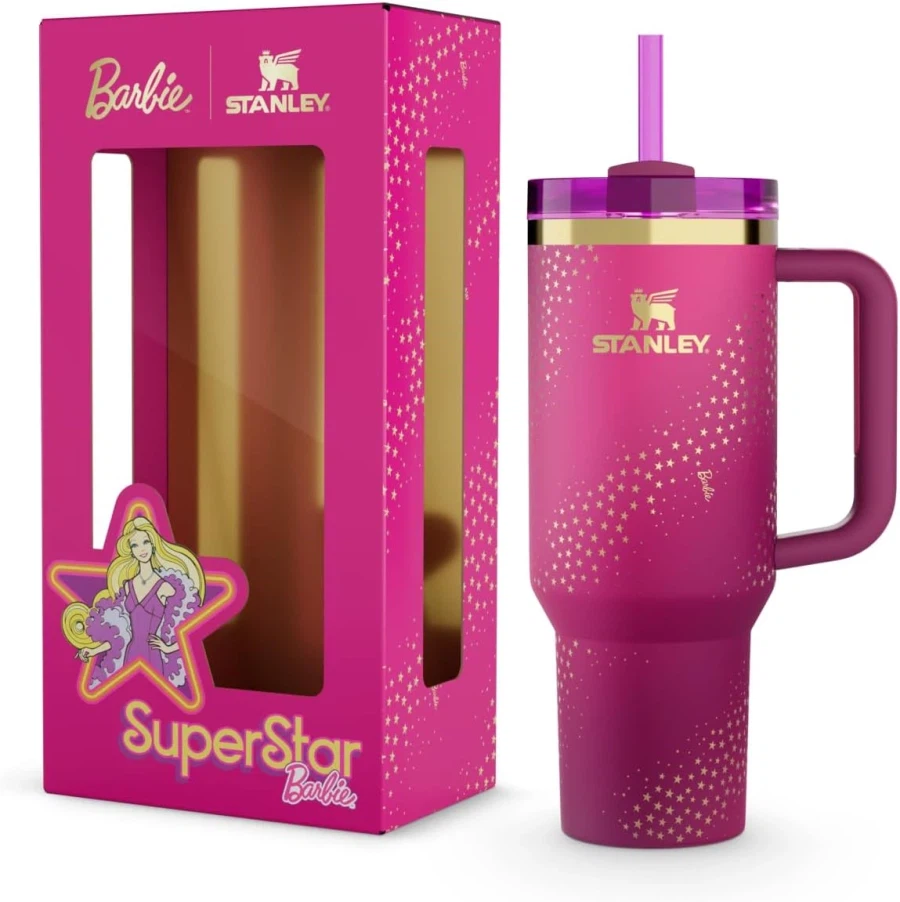 Cốc hợp tác với búp bê Barbie Stanley 40oz