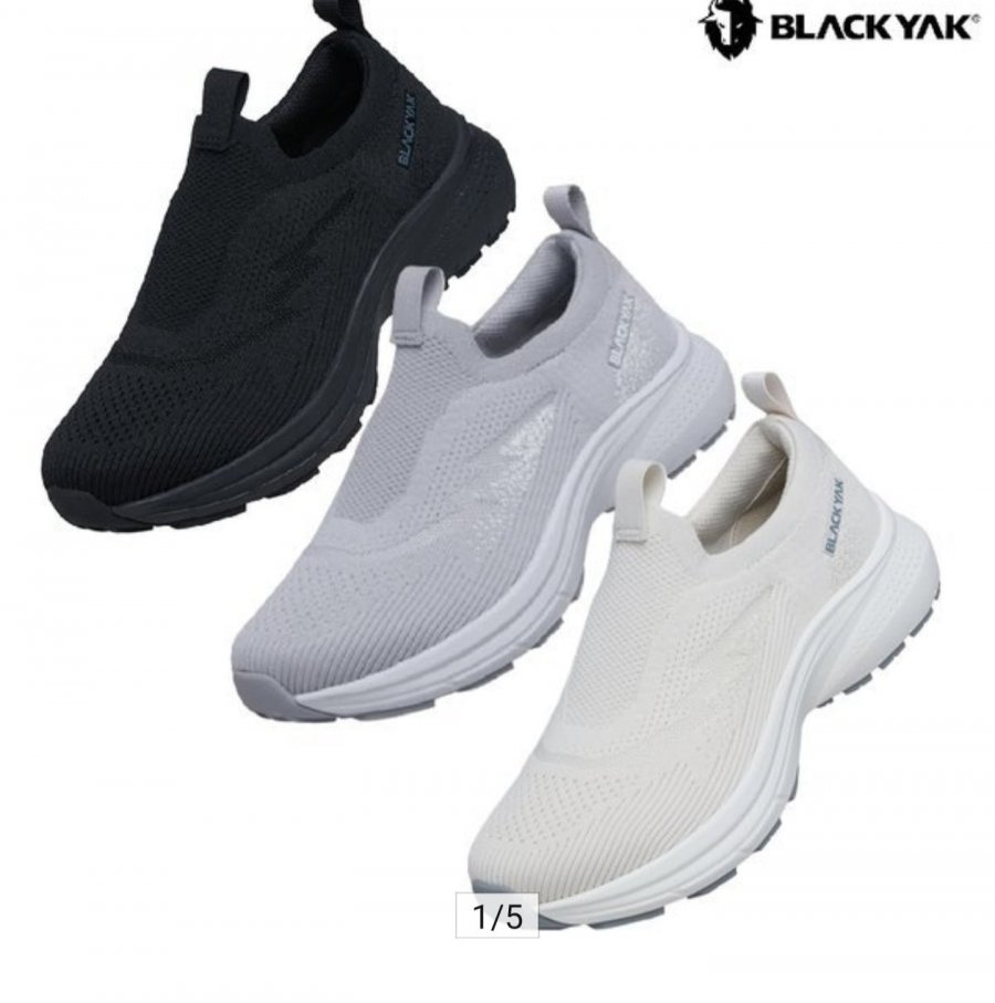 Giày đi bộ Slip-On Unisex Yak màu đen