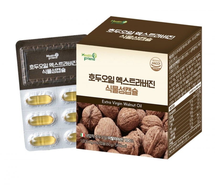 Viên nang thực vật nguyên chất dầu óc chó, cung cấp 2 tháng