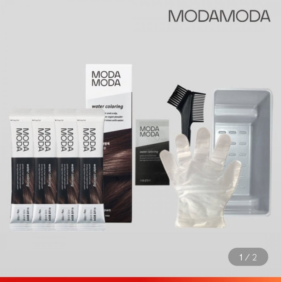 4 Thuốc nhuộm tóc không gây dị ứng Modamoda + bộ nhuộm