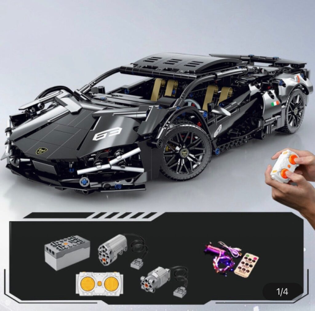 [G Market] 1:14 Lamborghini Sian FKP37 Sức mạnh kỹ thuật Xe RC DIY 1314 chiếc
