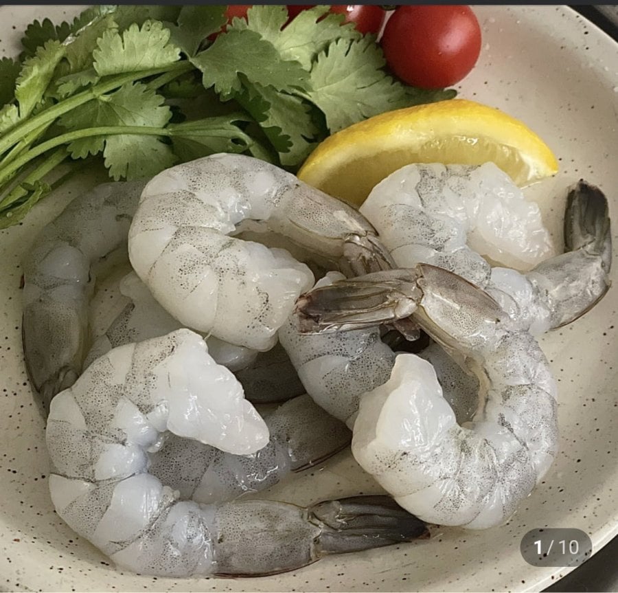 Tôm cocktail, tôm chân trắng đông lạnh size 21-25, 900g (2 con)