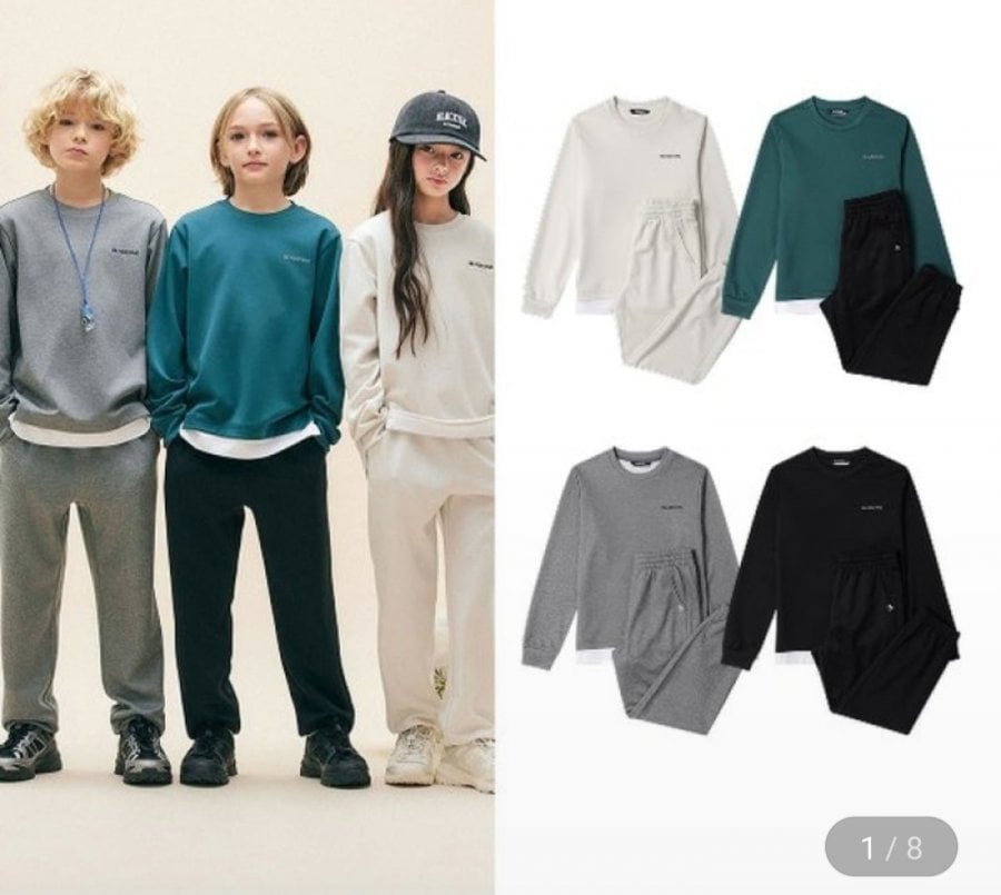 Bộ áo thun Jersey trẻ em Black Yak