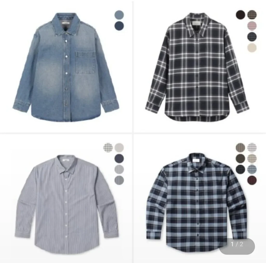 Giá cố định cho một số áo sơ mi Polham