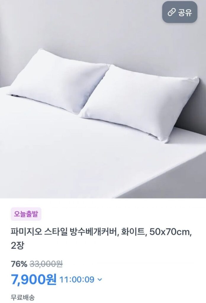 Bộ 2 vỏ gối chống nước