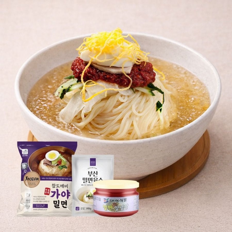 Nhà hàng nổi tiếng Chamdokkaebi Busan Milmyeon, 10 phần ăn