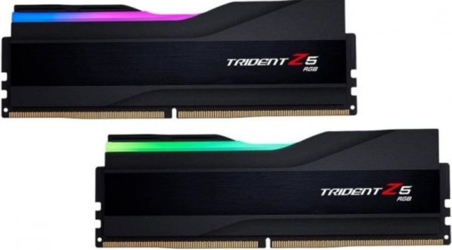 G.SKILL Trident Z5 RGB Series Intel XMP 3.0 DDR5 RAM 64GB 2x32GB 6000MTs CL36363696 1.35V Máy tính để bàn