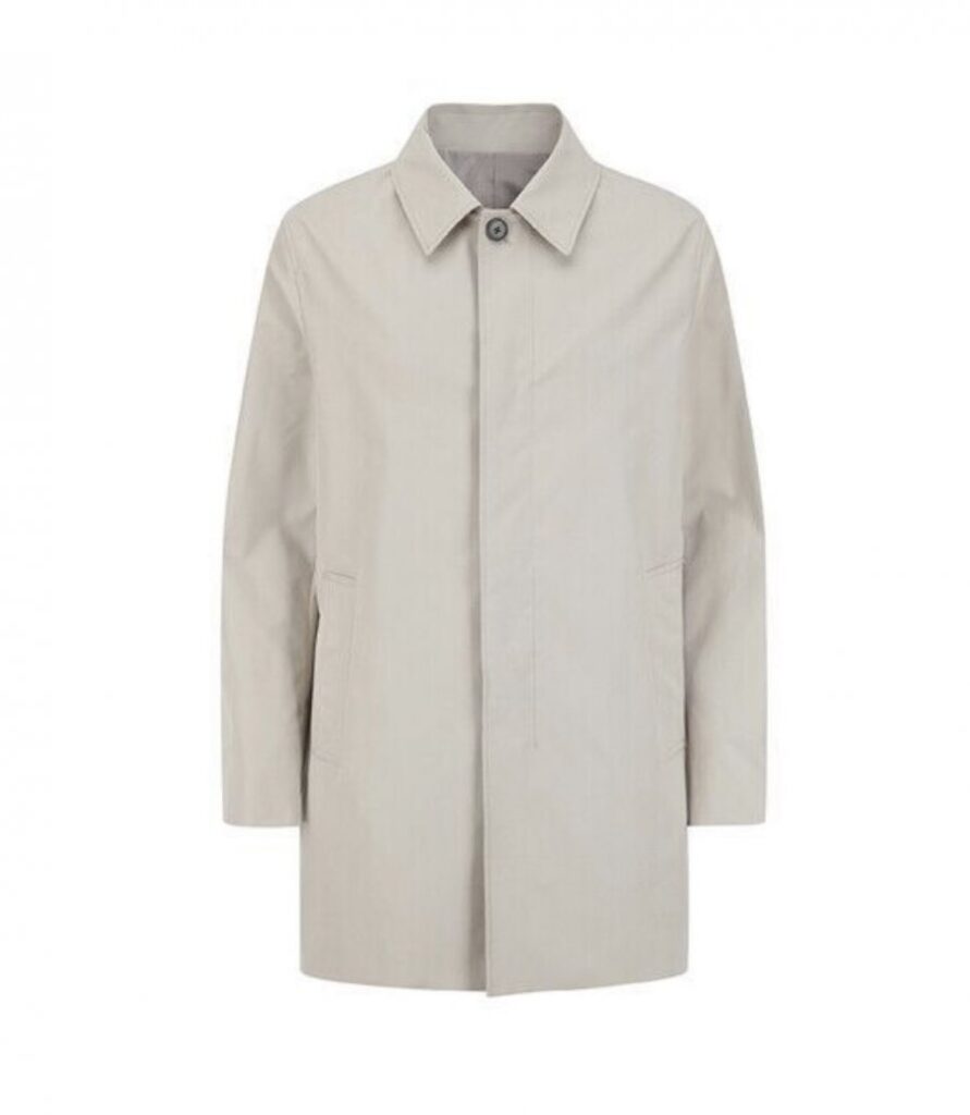 Geogia 2025 Áo khoác mac rêu màu be cơ bản theo mùa