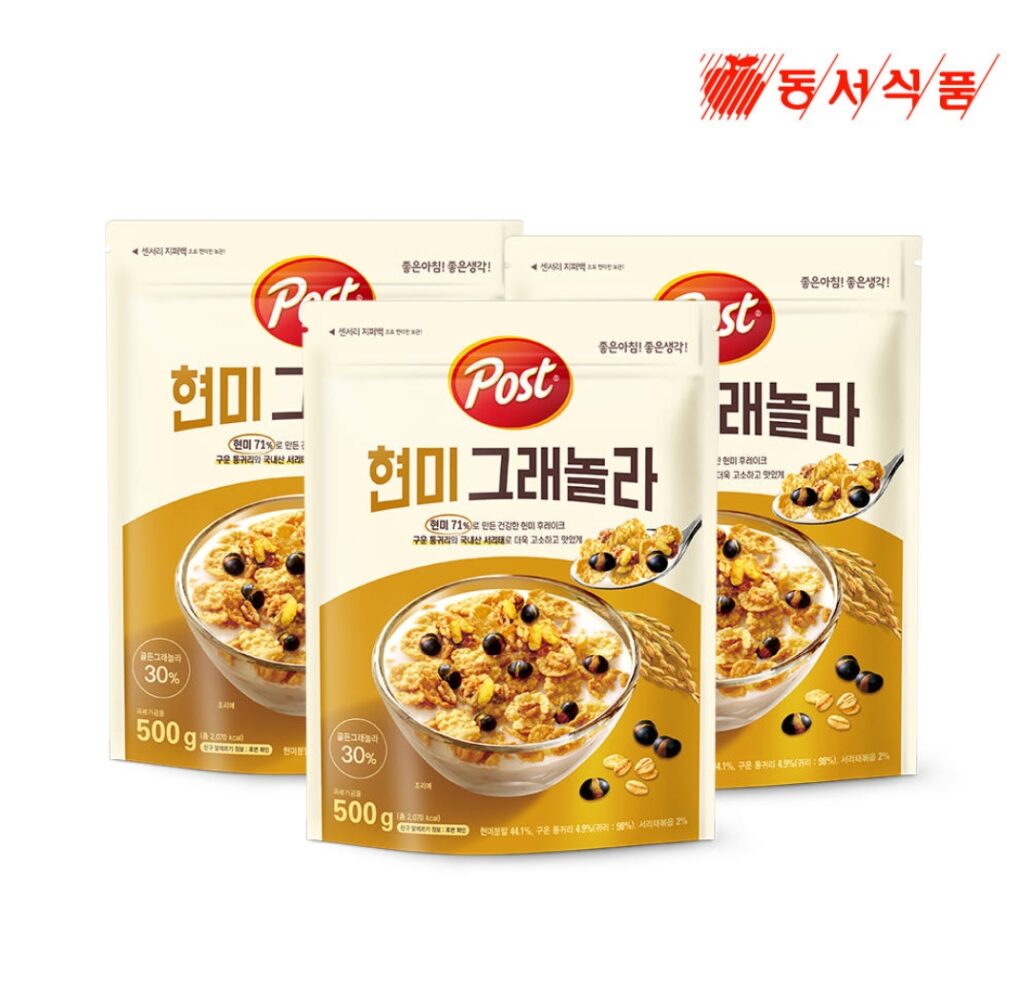 [Naver] Ngũ cốc gạo lứt Post 500g x 3