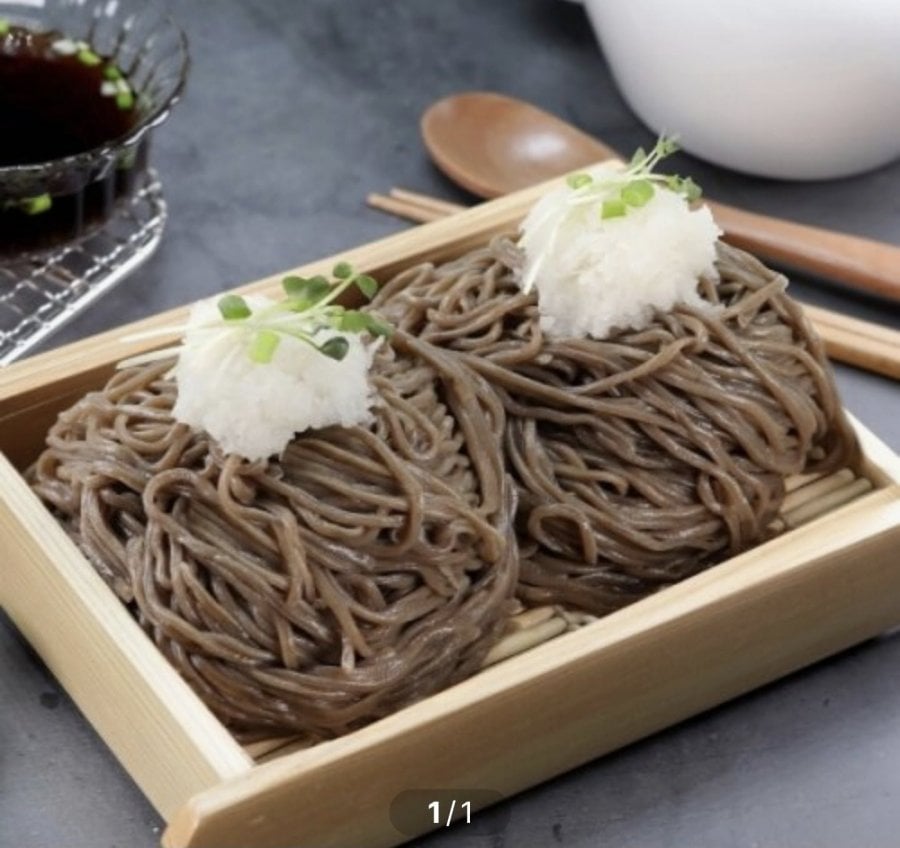 6 phần mì kiều mạch sống + 6 túi súp kiều mạch