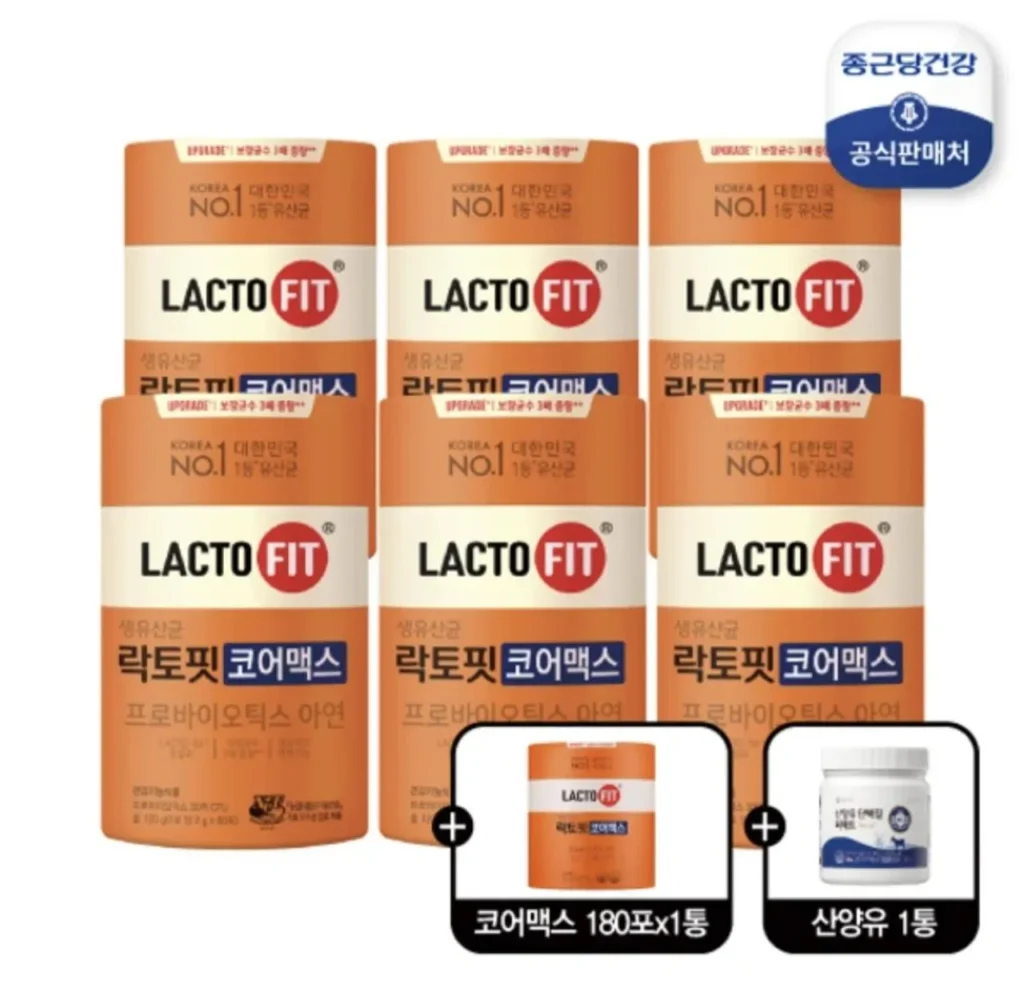 Chong Kun Dang Health Lactopit Core Max trị giá 540 ngày + tặng 1 hộp sữa dê